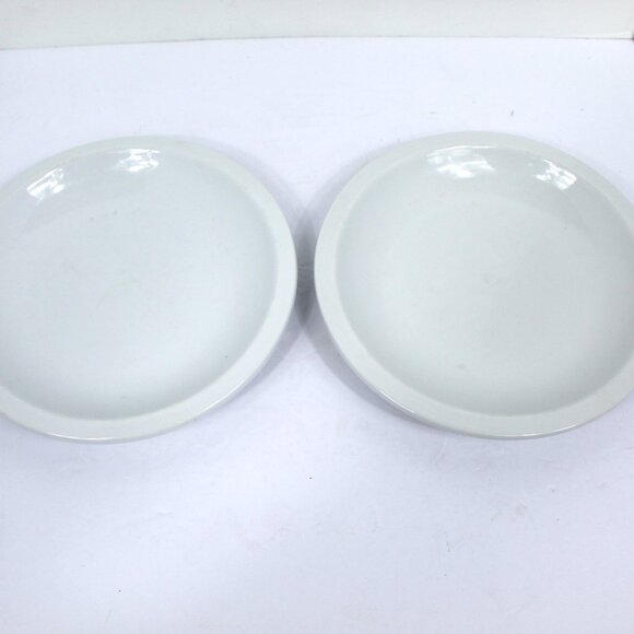 Pottery Barn DU JOUR CAFEWARE WHITE Salad Plate 7 3/4" Lot of 2 Restaurant Ware - Picture 4 of 6